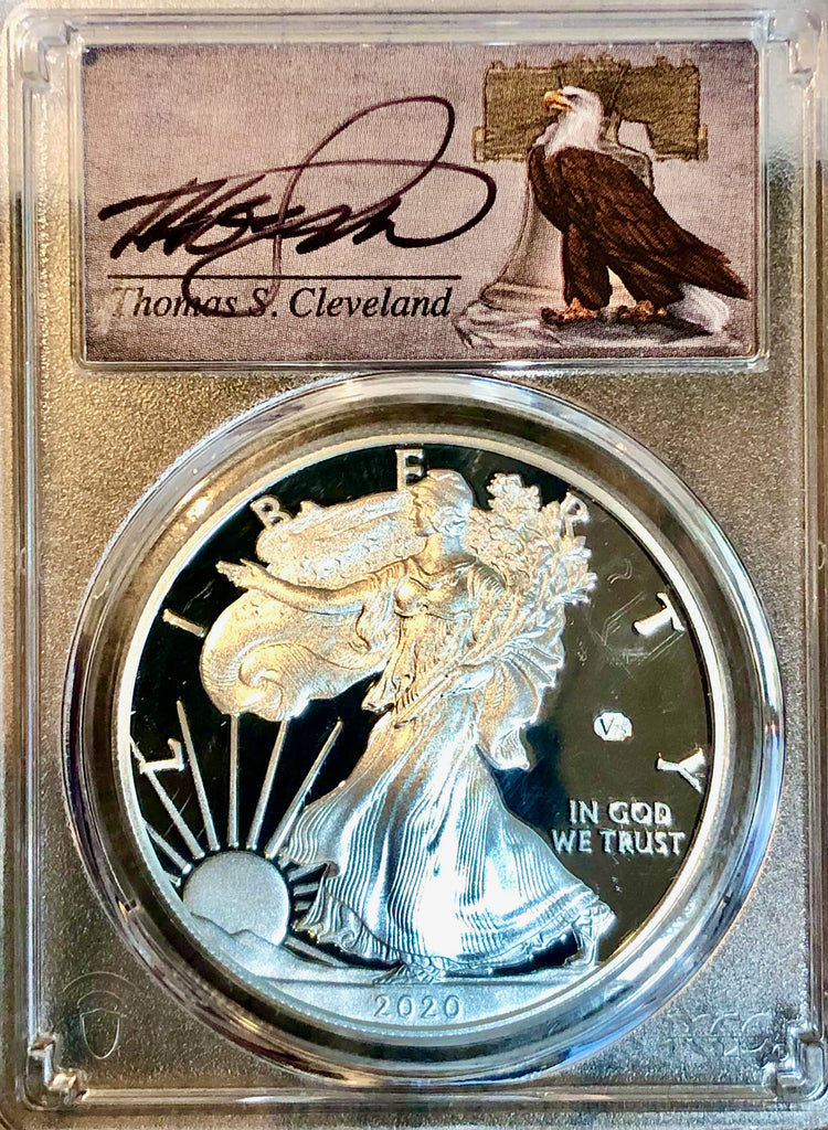 2020 W V75 PRIVY PROOF SILVER EAGLE PCGS PR70 DCAM FIRST DAY OF ISSUE –  North Shore Equities Group